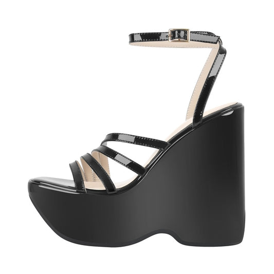 Jane Reaction Platform Wedge Sandals