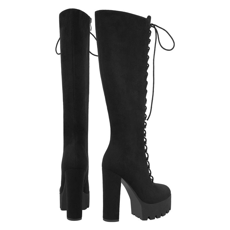 Queen Sublime Platform Over The Knee Boots