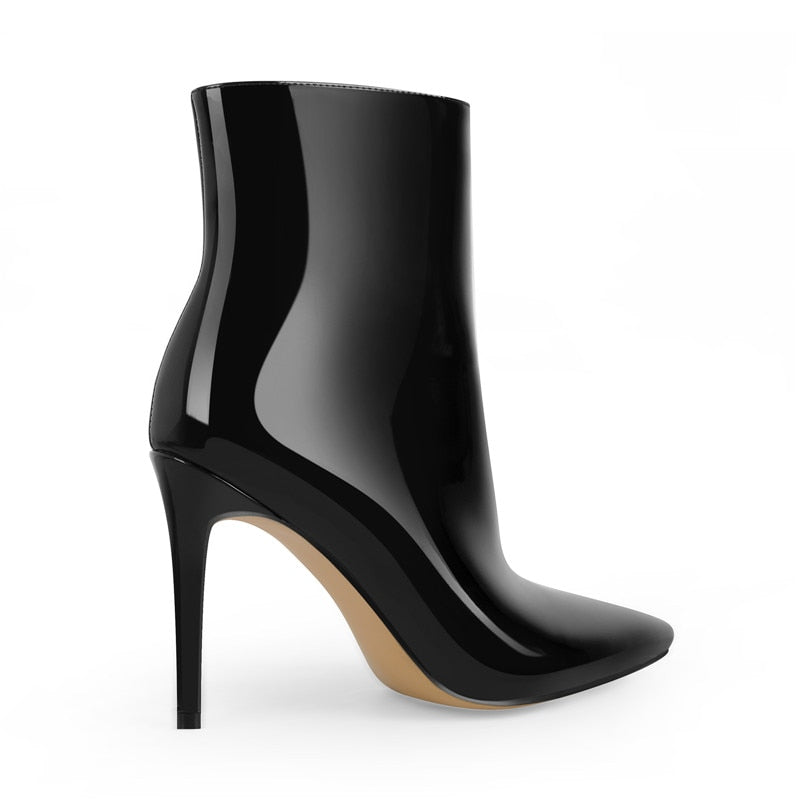 Connie Lingus Pointed Toe Ankle Boots