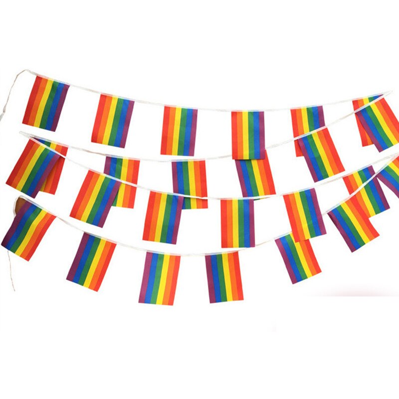 LGBT Gay Pride Rainbow String Flags