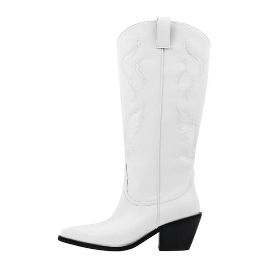 Saoirse LaFemme White Western Cowboy Boots