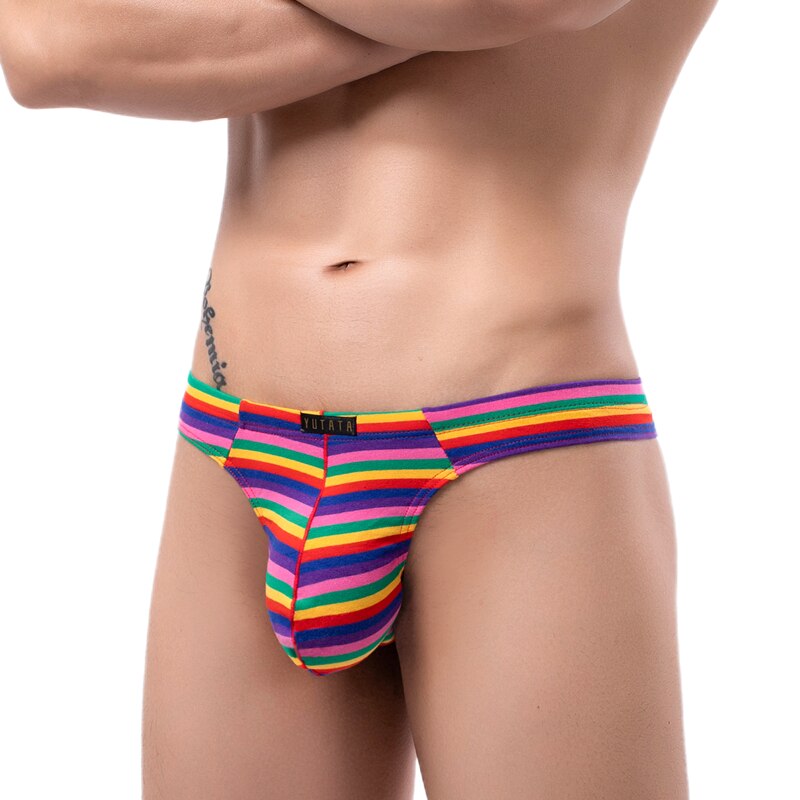 Gay Pride Rainbow Thong