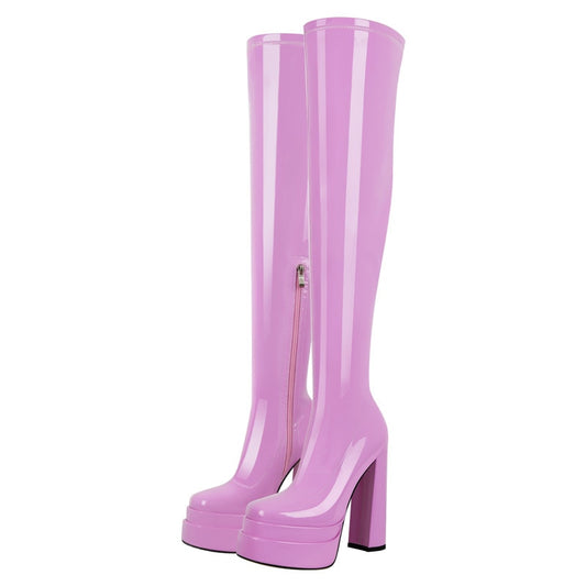 Hella Riouss Over The Knee Platform Boots