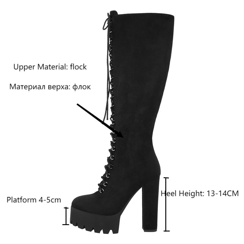 Queen Sublime Platform Over The Knee Boots