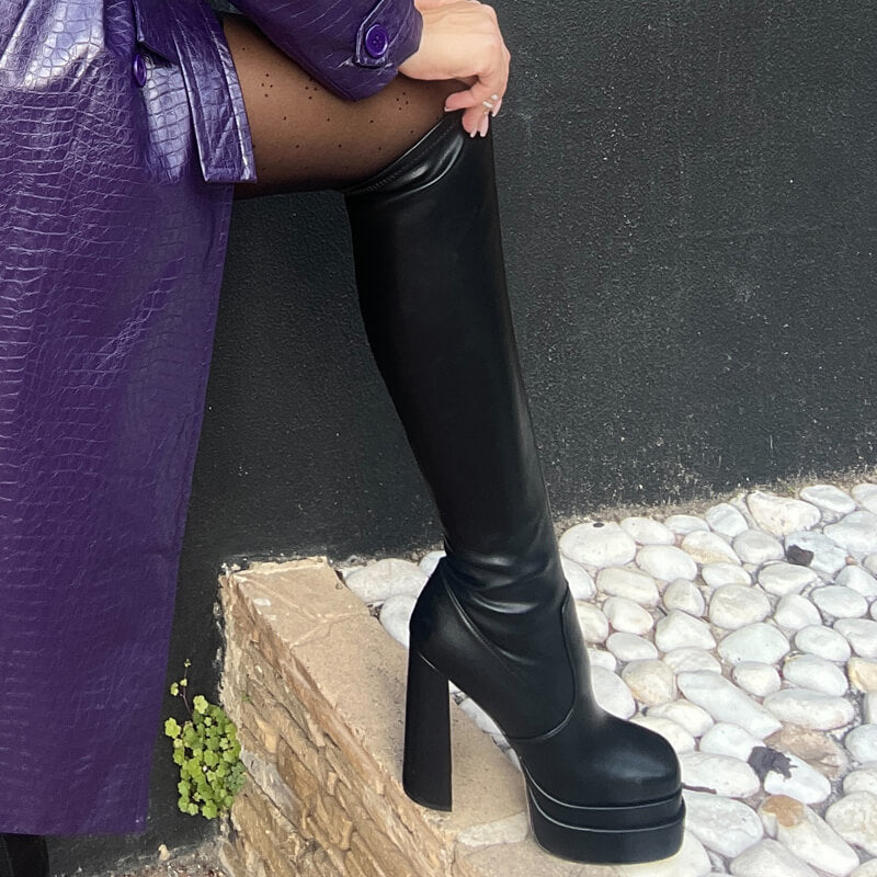 Faye Minine Knee High Platform Boots