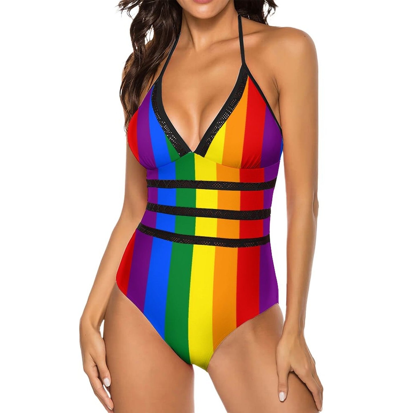 LGBT Gay Pride Rainbow Swimsuit