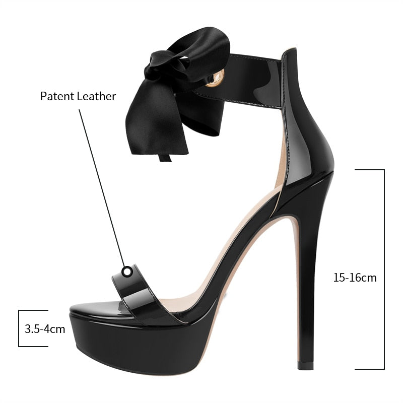 Etha Nitty Platform Peep Toe Stiletto Sandals