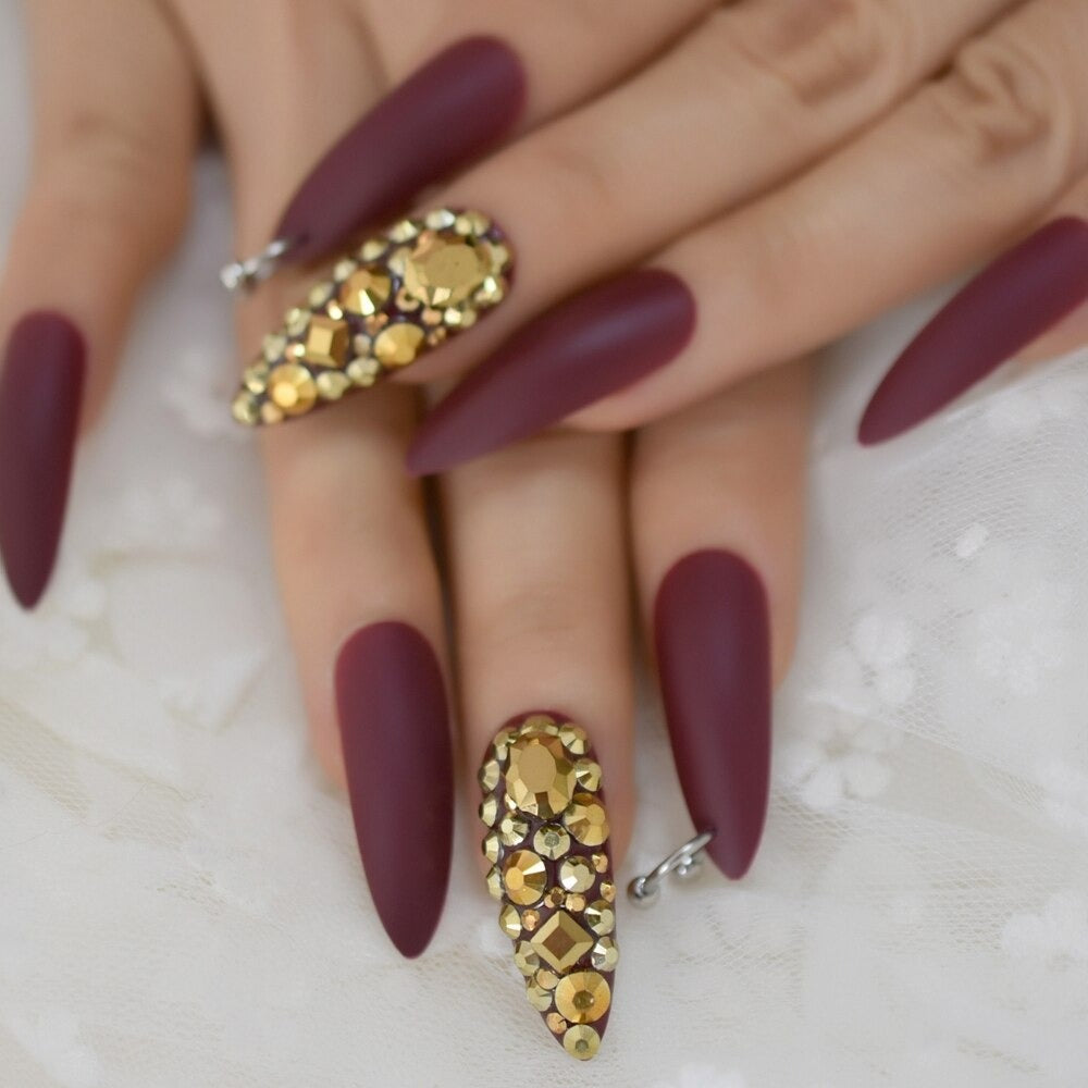 Miss Mood Rivet Press On Nails