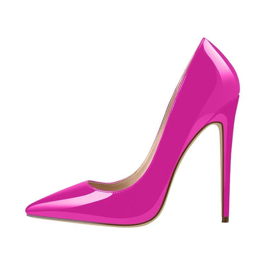 Magenta Mania: Pointed Toe Pumps