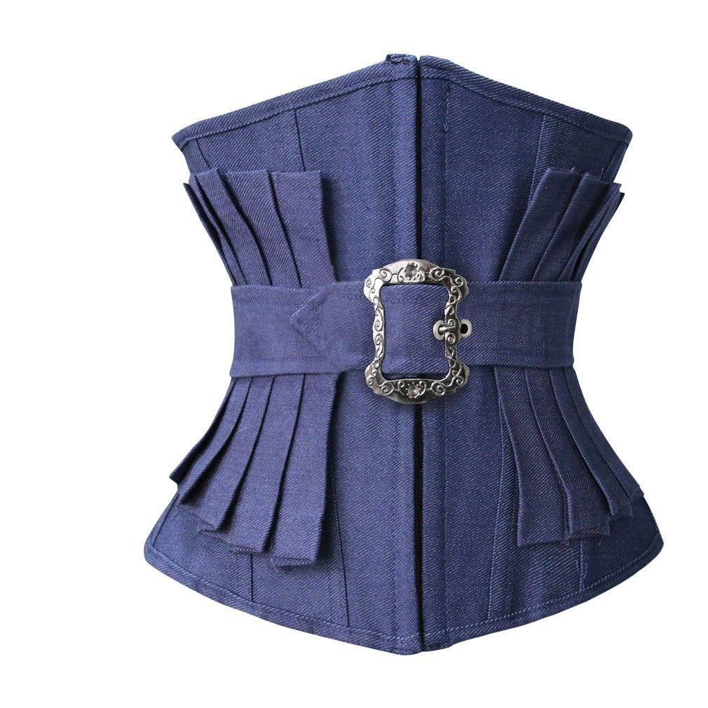 Queen Margie Underbust Denim Corset