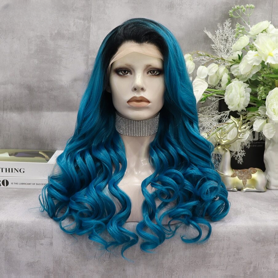 Anne Fetamine Deep Blue Lace Front Wig