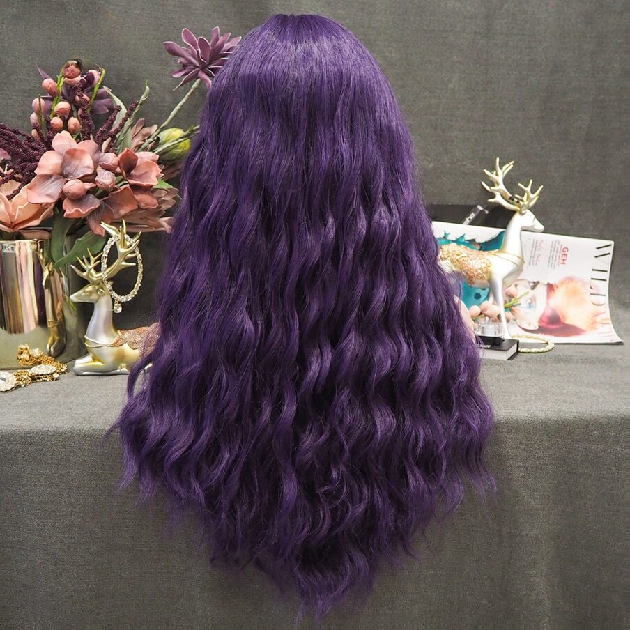 Sall Lay Dark Purple Lace Front Wig