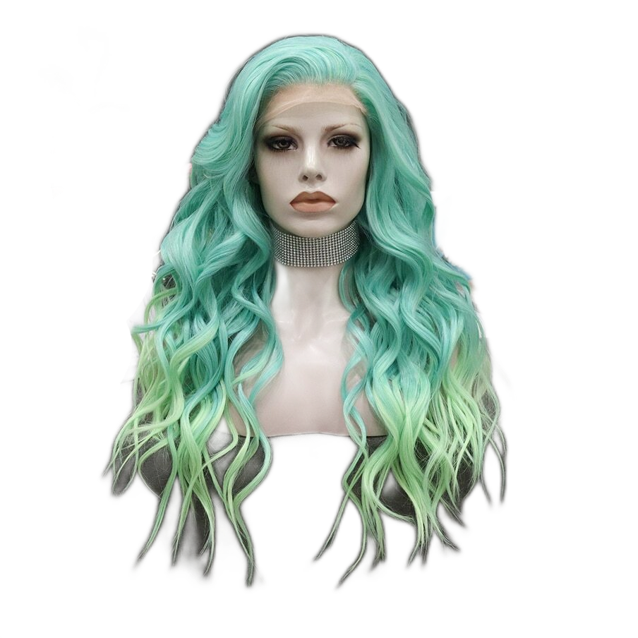 Miss Fortune Green Ombre Lace Front Wig