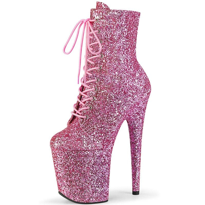 Laye Lo 20CM Glitter Platform Boots