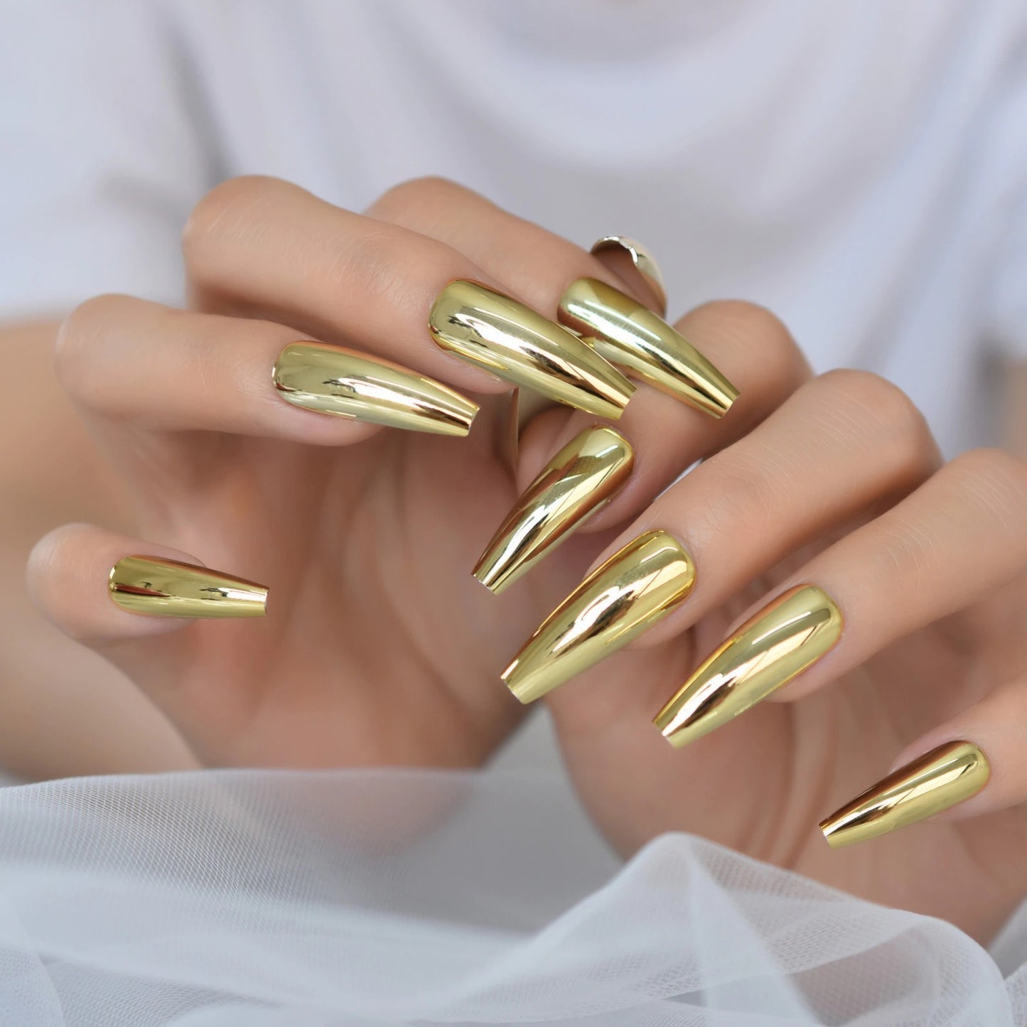 Penny Ramma Metallic Press On Nails