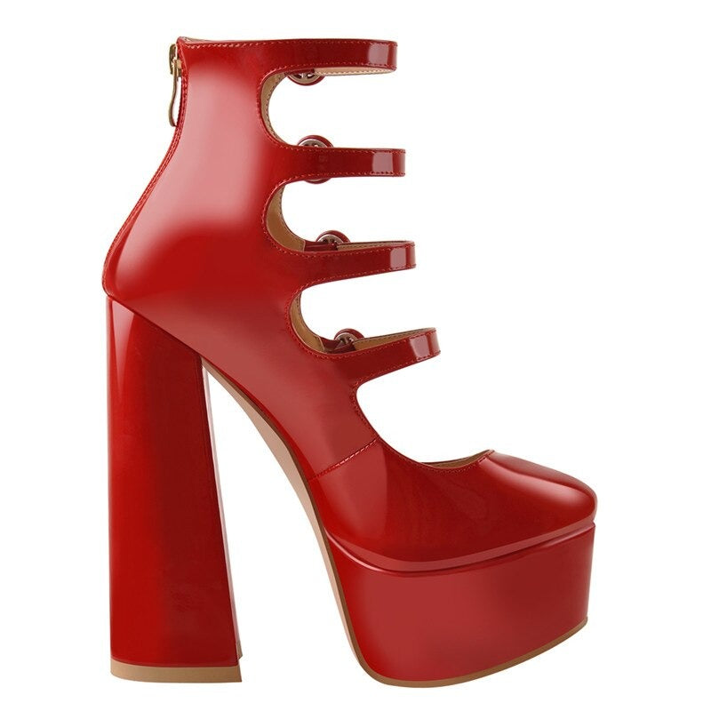 Cleo Patrix Chunky Heel Sandals