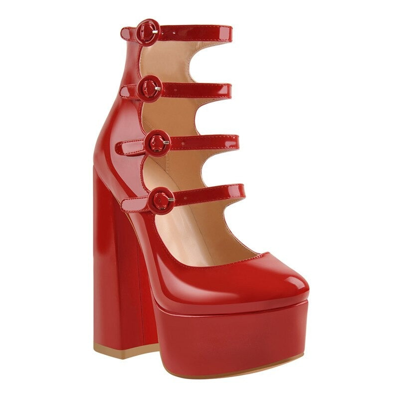 Cleo Patrix Chunky Heel Sandals