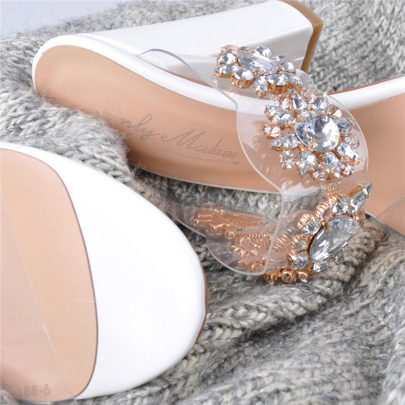 Lea Ness Rhinestone Sandals