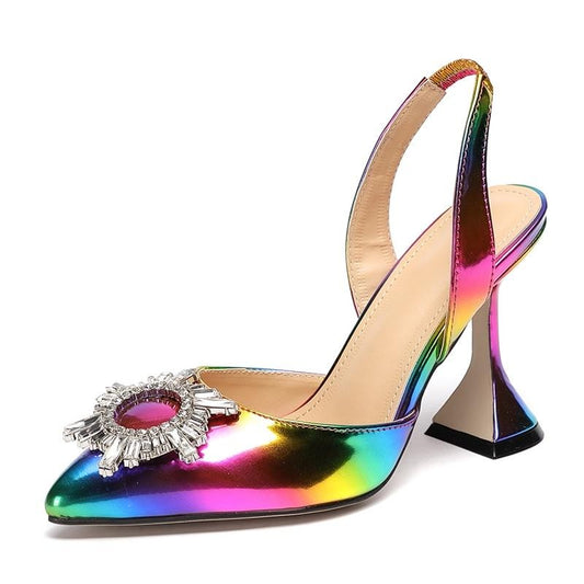 Vivian Foxx Rainbow Pumps