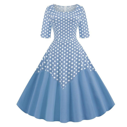 Poppy Cox Polka Dot Vintage Dress