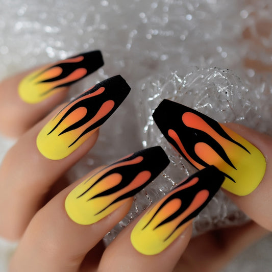 Irma Gination Flame Press On Nails