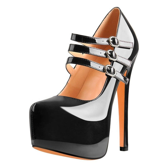 Tina Cious Mary Jane Platform Pumps