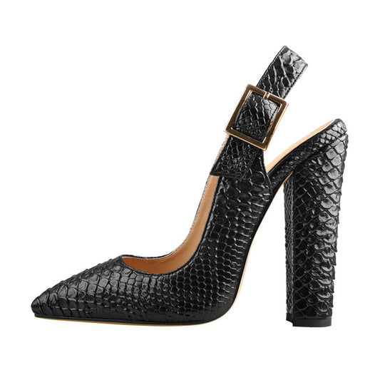 Amanda Reckonwith Slingback Fish Scale Pumps