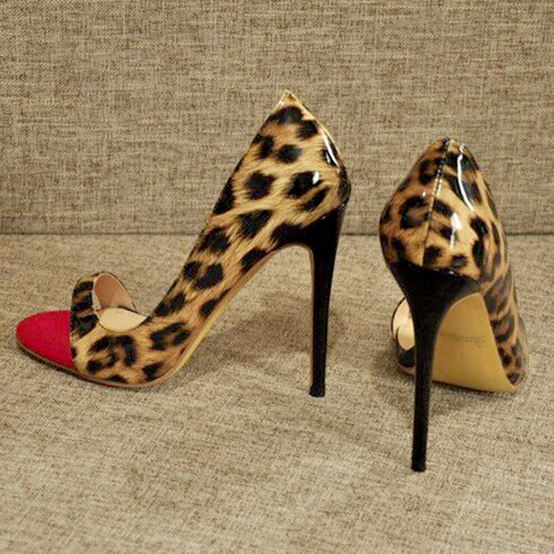 Faye Minine Leopard Print Heels