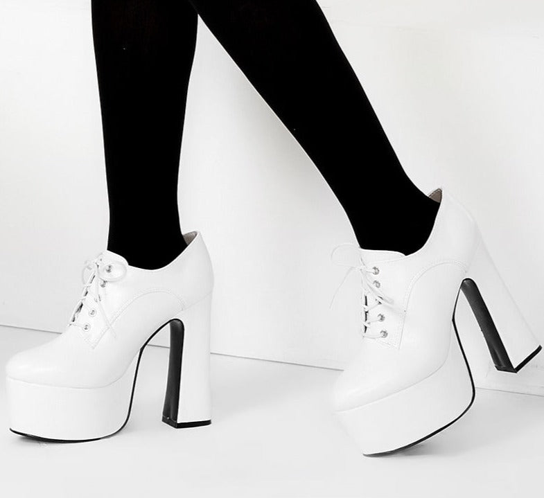 Dinah Fries Chunky Platform Shoes