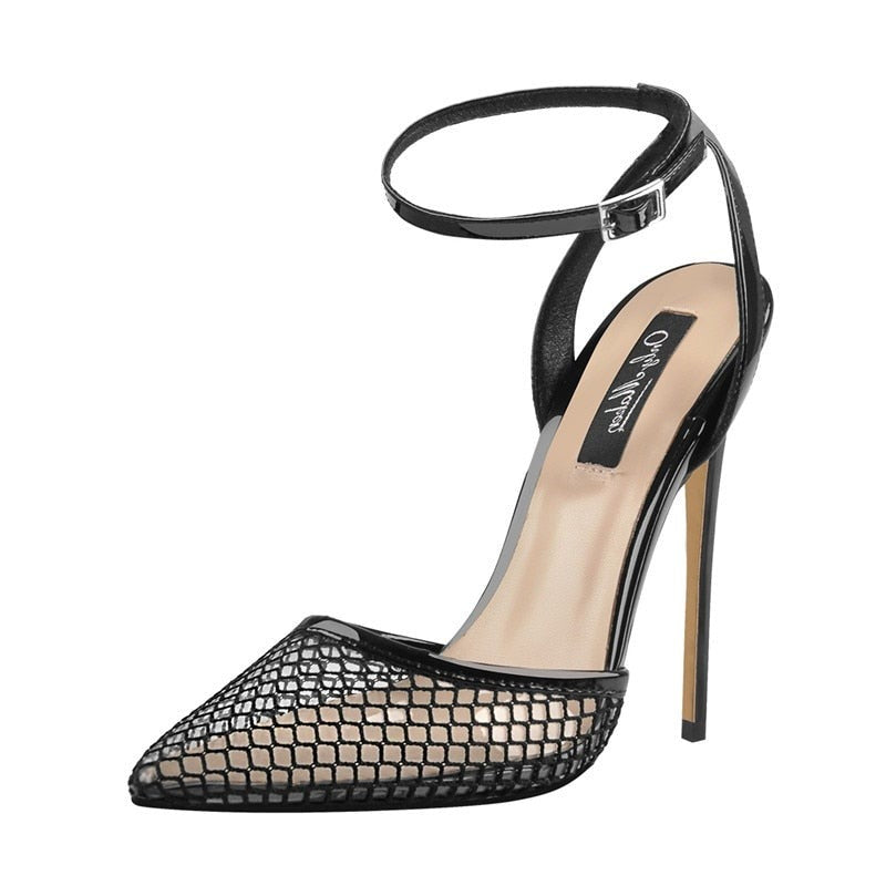 Sue Burben Mesh Pumps