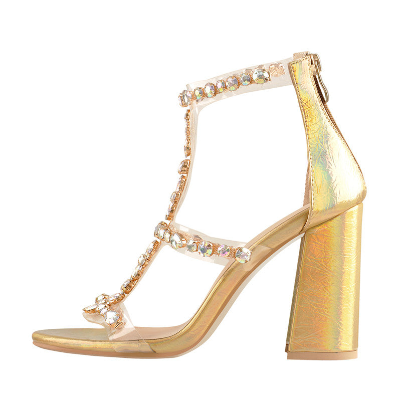 Miss Fame Rhinestones Sandals