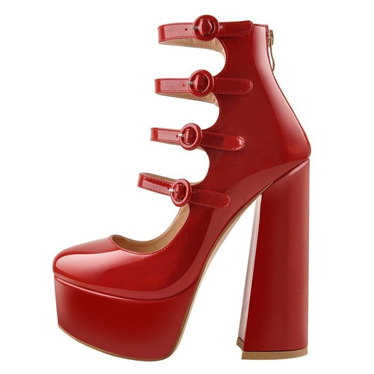 Cleo Patrix Chunky Heel Sandals