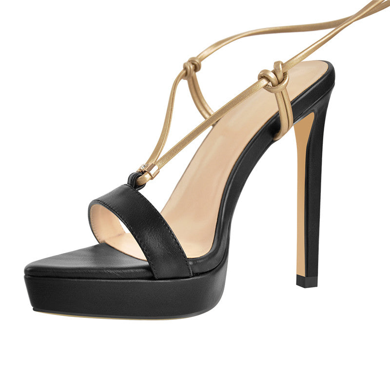 Pria Marry Peep Toe Platform Sandals