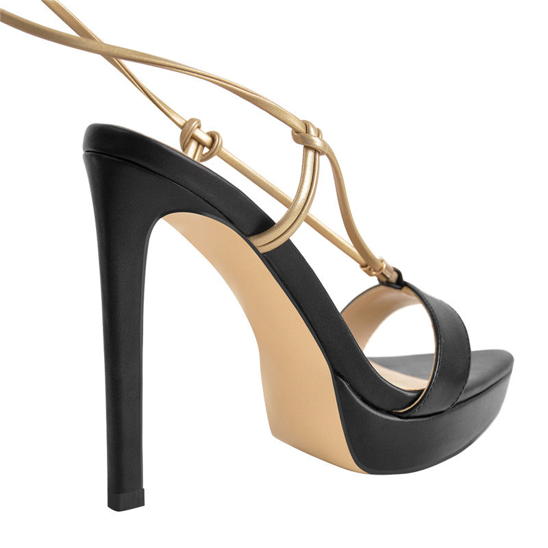 Pria Marry Peep Toe Platform Sandals