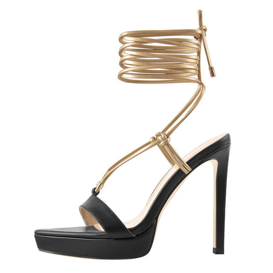 Pria Marry Peep Toe Platform Sandals