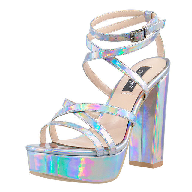 Tiffany Stone Crisscross Sandals