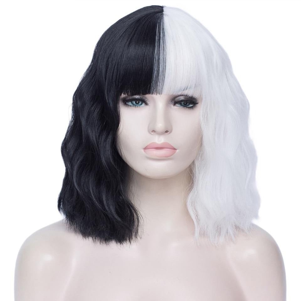 Su Blime Black and White Wig – The Drag Queen Store