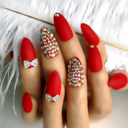 Tiffany Stone Stiletto Press On Nails