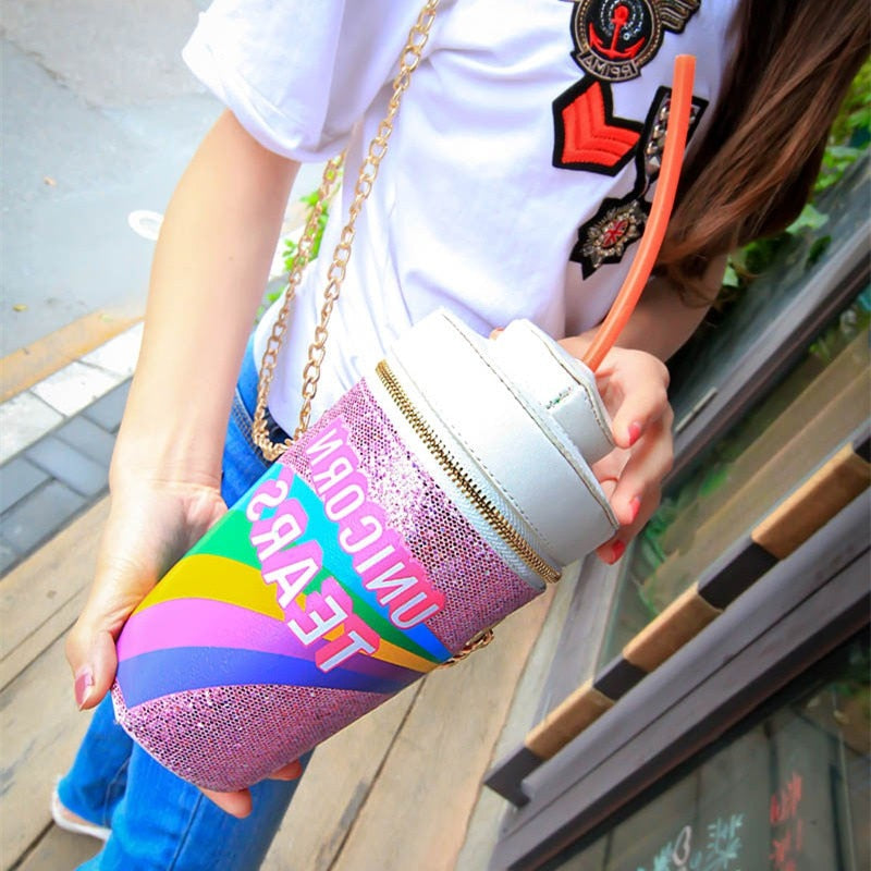 Unicorn Tears Soda Bottle Handbag