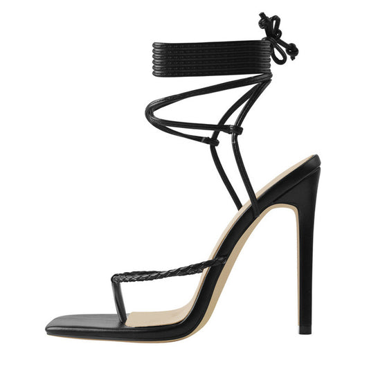 The Vixen Cross-Tied Sandals