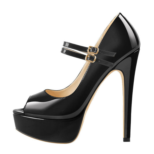 Paige Turner Platform Spike Pumps