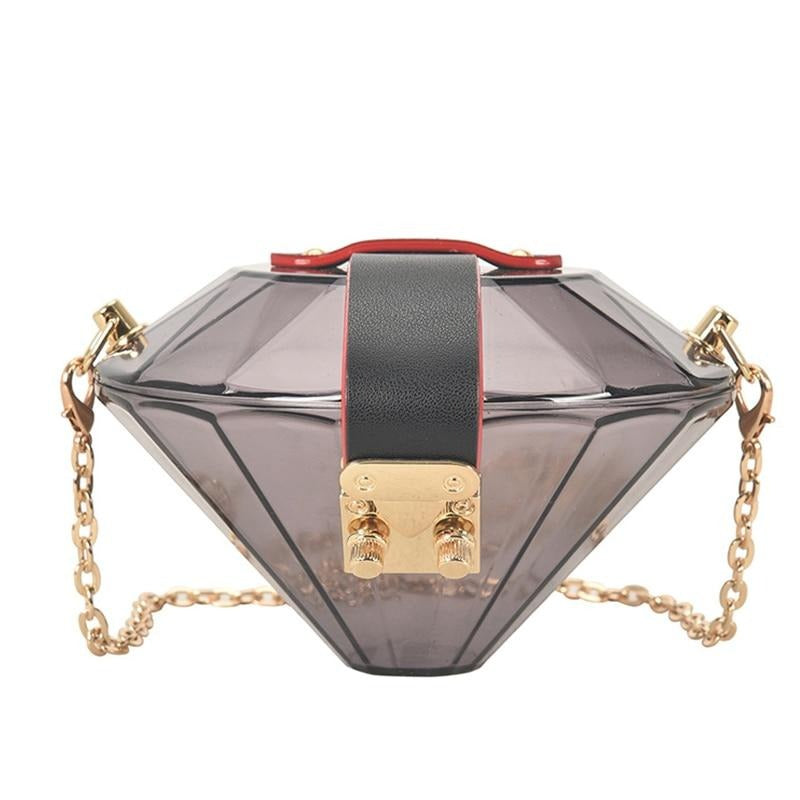 Sue Preem Diamond Shape Shoulder Bag