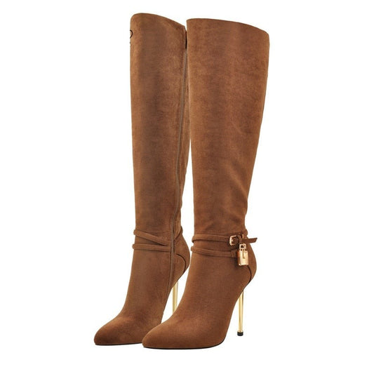 Aria Viderci Stiletto Suede Boots