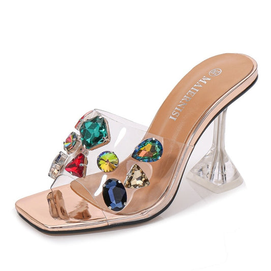 Raye Bitt Transparent Sandals