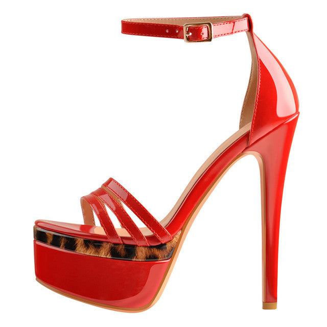 Judy Ism Open Toe Double Platform Sandals