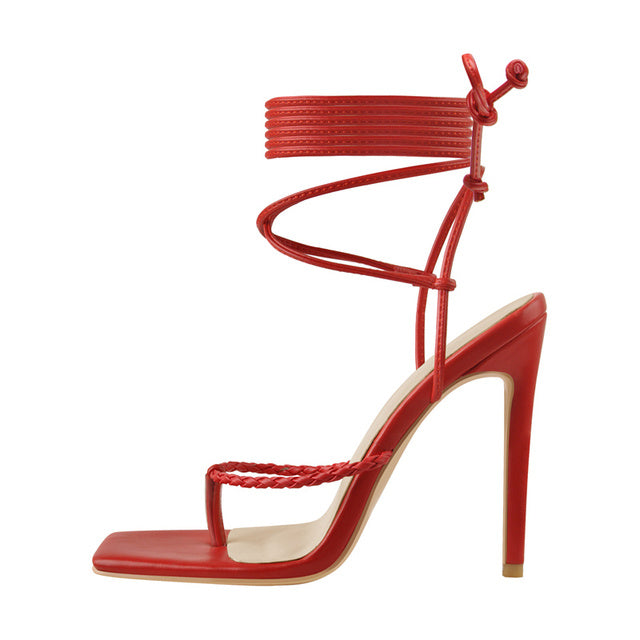 The Vixen Cross-Tied Sandals