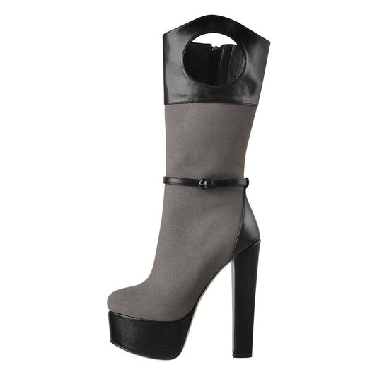 Aria Viderci Mid-Calf Boots