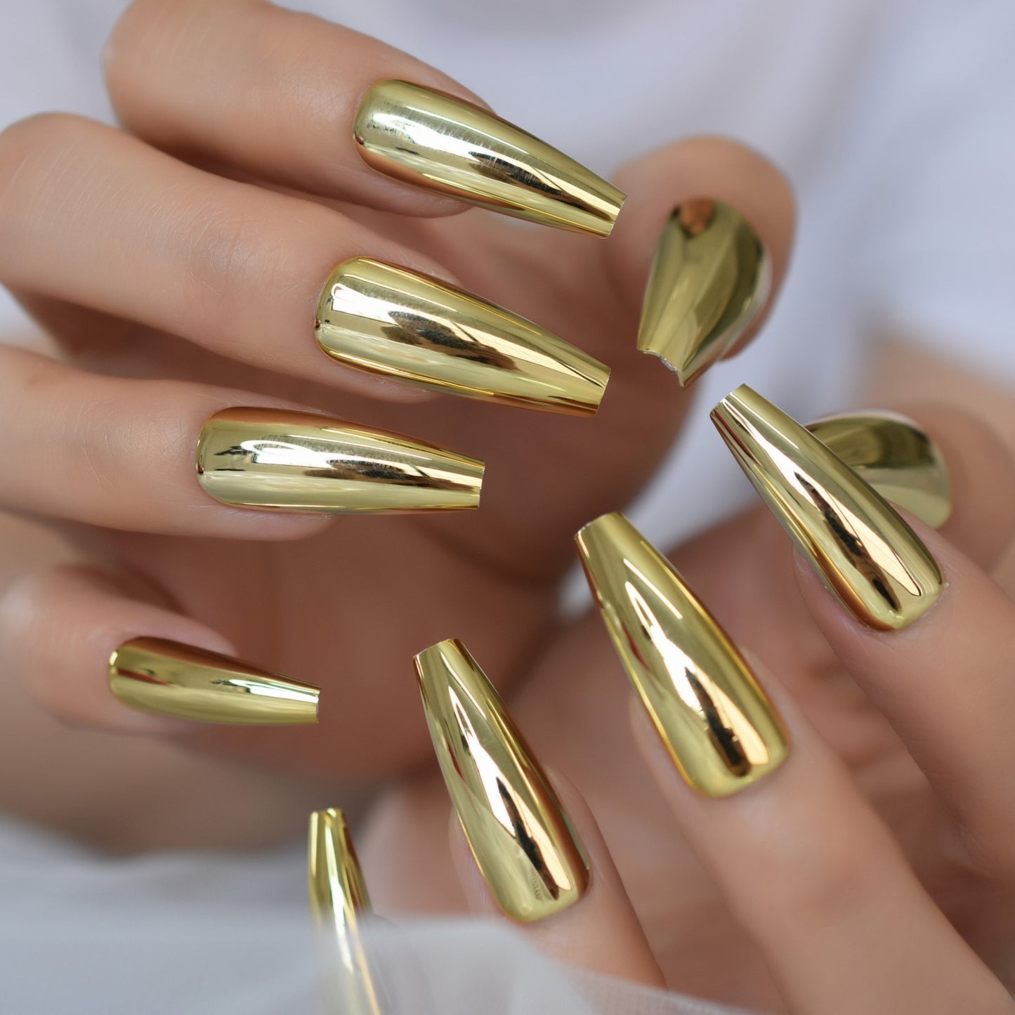 Penny Ramma Metallic Press On Nails