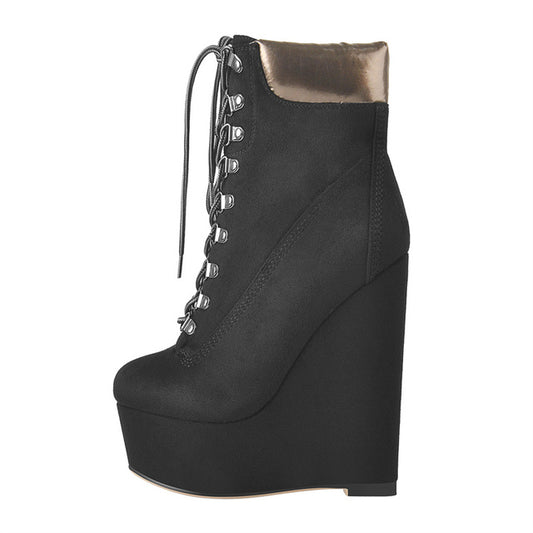 Patti O’Furniture Platform Wedge Booties