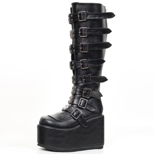 Tess Ticular Platform Knee High Boots